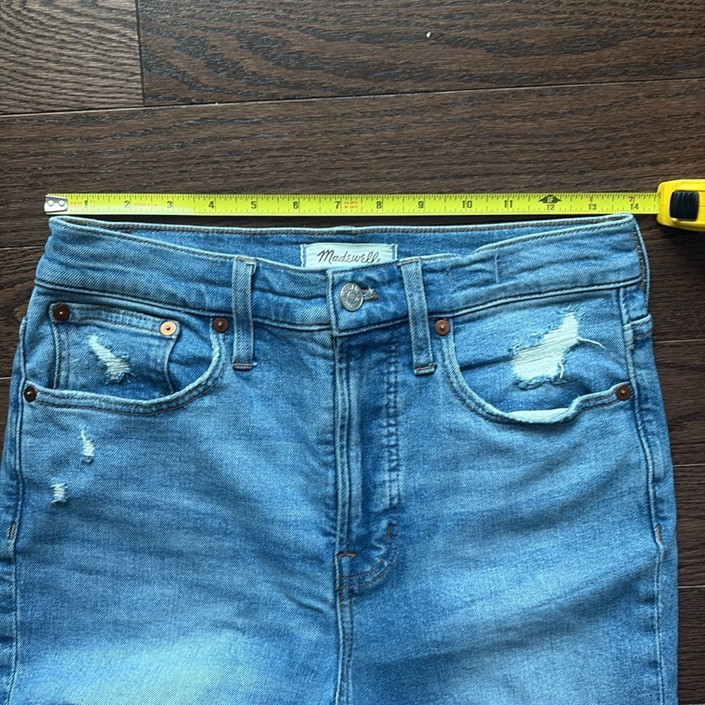 Madewell Light Blue Denim Jeans size 26 the perfect vintage jeans like new - Picture 9 of 11